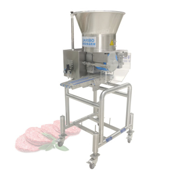 Chicken Burger and Patty Making Machinery: Veggie Pie Patties, Chicken Breasts, and Shrimp Patties