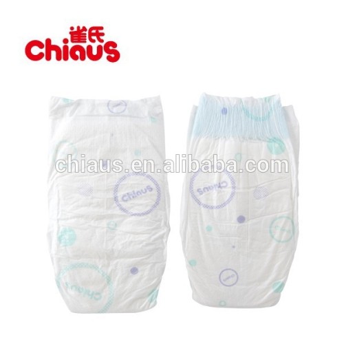 Best selling disposable baby diapers with blue film