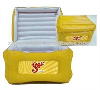 Large capacity palm tree inflatable buffet cooler