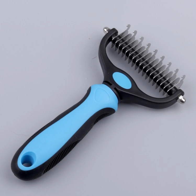 Portable Stainless Steel Needles Pets Fur Remover Comb