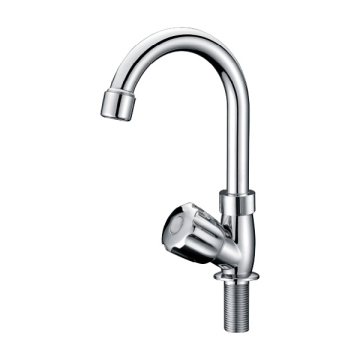 Chrome Swan Neck Basin Kitchen Faucet Tap