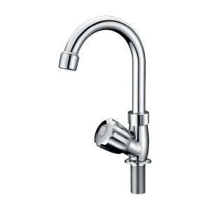 Chrome Swan szyi umywalka Kitchen Tap kran