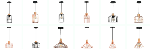 Lampe en fer Iron Lamp