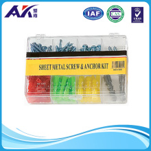 Plastic Anchor and Self Tapping Screw Assortment Kit