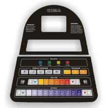 Waterproof Pet Gloss Pc Embossed Graphic Overlays For Apparatuses 2008rohs