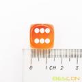 14.5MM Printing Precision Dice Translucent Orange 0.57inch