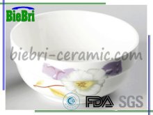 white decorating stoneware fruit bowls