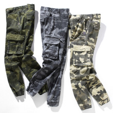 Wholesale Custom Breathable Cotton Camouflage Cargo Pants for Men