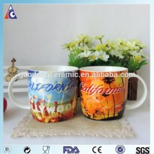 10oz California bone china ceramic mug