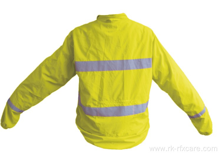 Male Road Runner Jacket With Reflective Strips