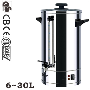 stainless steel hot beverage dispenser