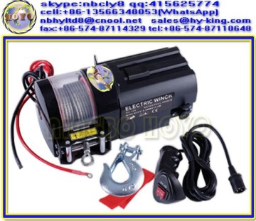 CE approved 12v 4500 lb winch , 4500 lb atv winch , electric atv winch