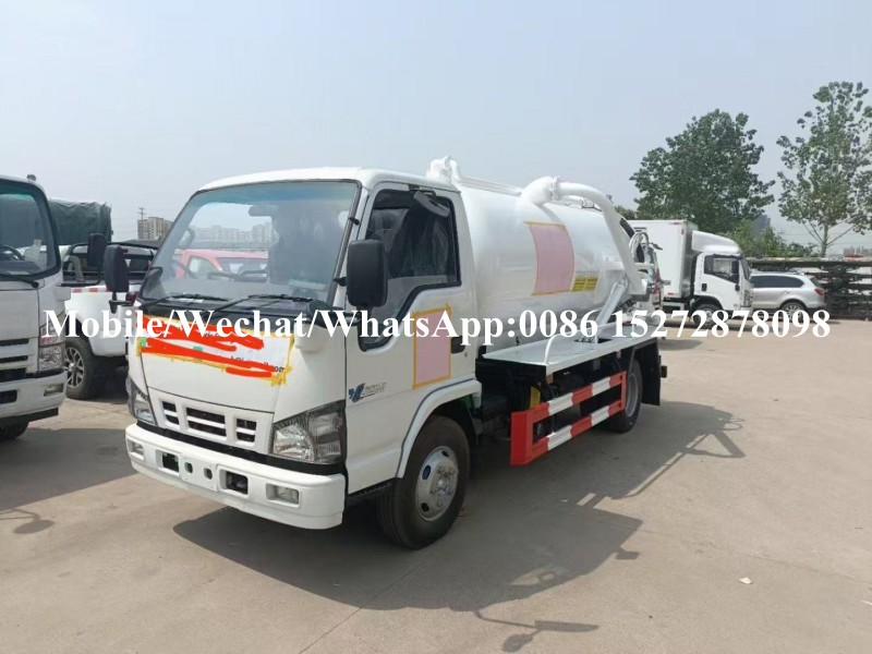 Camión de succión de aguas residuales de Isuzu (11) ISUZU Sewage Suction Truck (11)