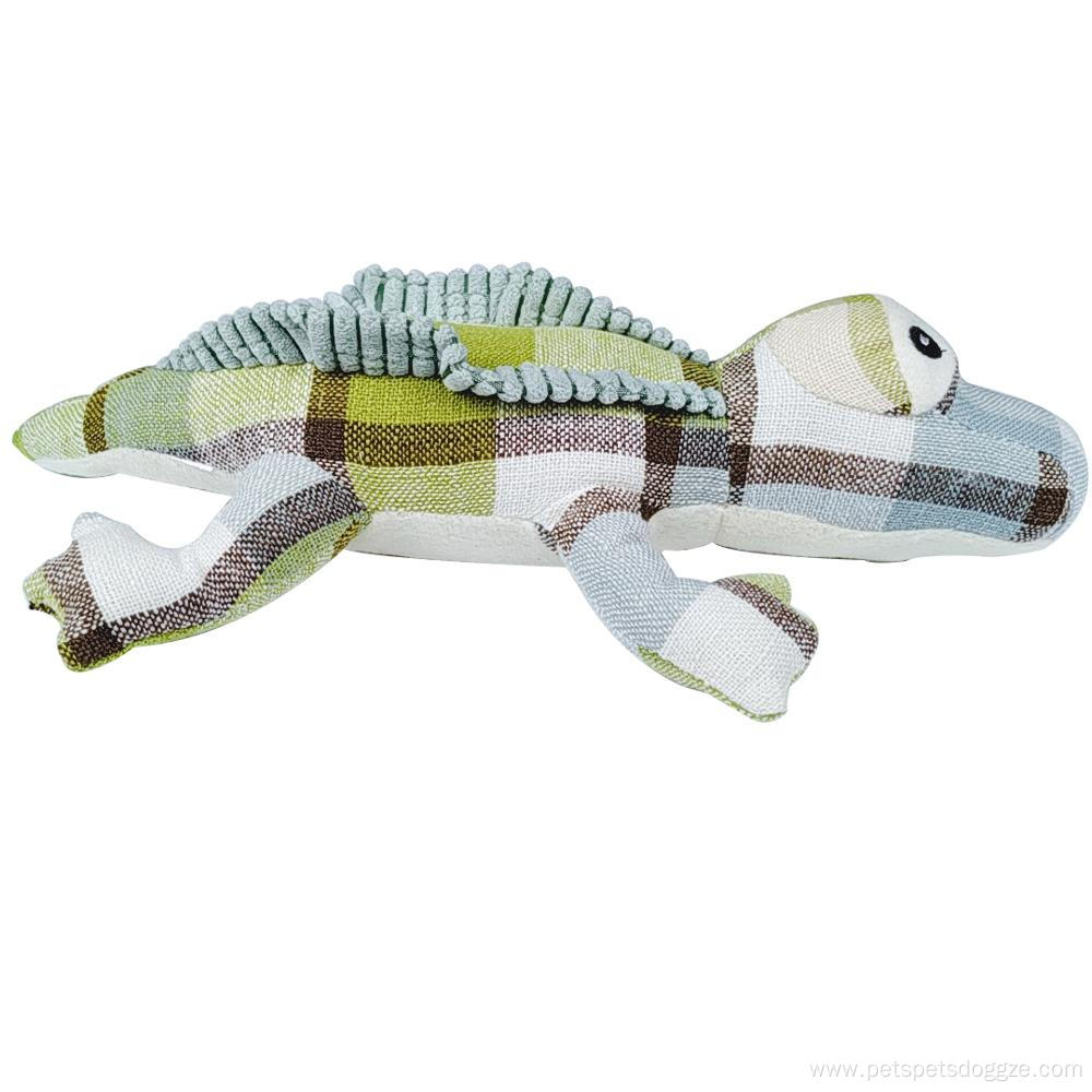 Designer lizard Stuffed Pet Plush Dog Squeaky Toy