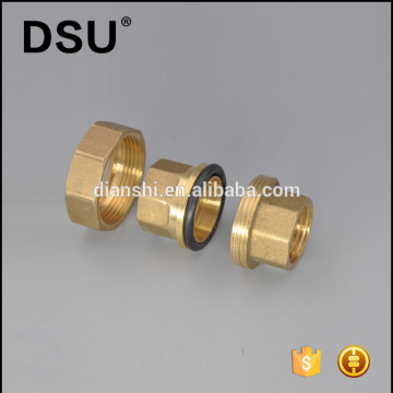 Brass Female Threaded Pipe Fitting Connector,Hex Brass Union