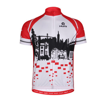 Donen custom design red short sleeves jersey cycling wear, cycling jersey, cycling clothing