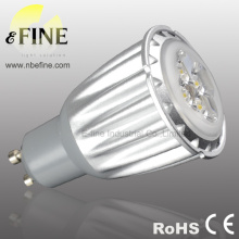 GU10 LED spotlight bulb 4x2W aluminium body