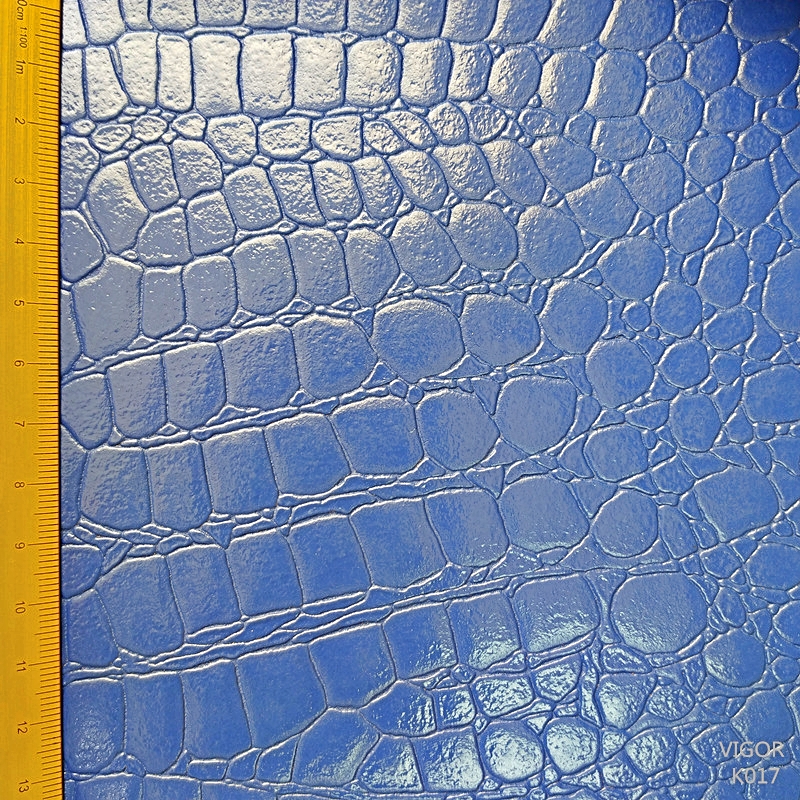 Mode de conception de crocodile en cuir pvc