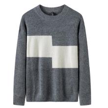 Hot Selling Custom men colorblock sweater