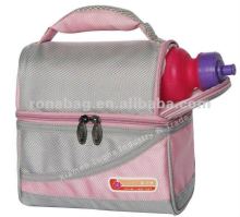 Fitness water bottle lunch cooler bag