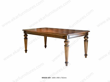 Pictures of wooden rustic dining table train set