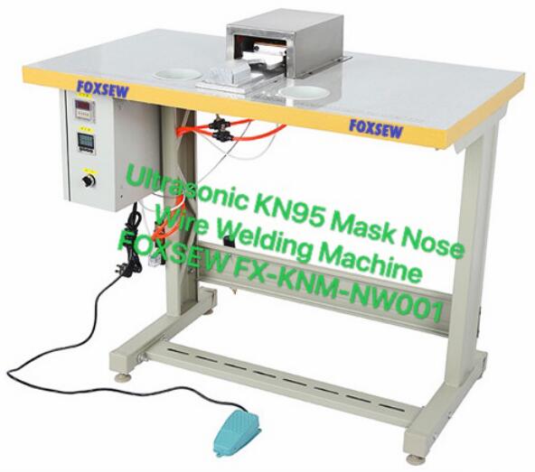 Ultrasonic KN95 Mask Nose Wire Welding Machine FOXSEW FX-KNM-NW001