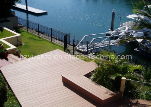 Yuante Thin Best Price Exterior Outdoor Solid Wood Plastic Composite WPC Decking (YT-010)