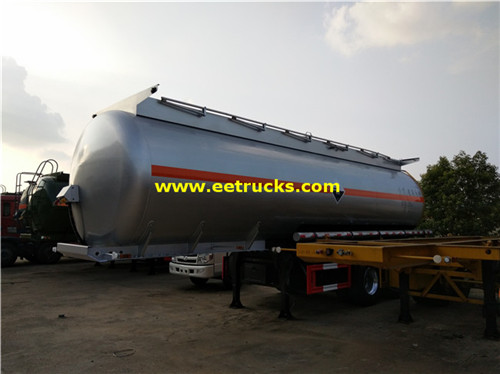 35T 34000 lita sodium hydroxide tanker trailers