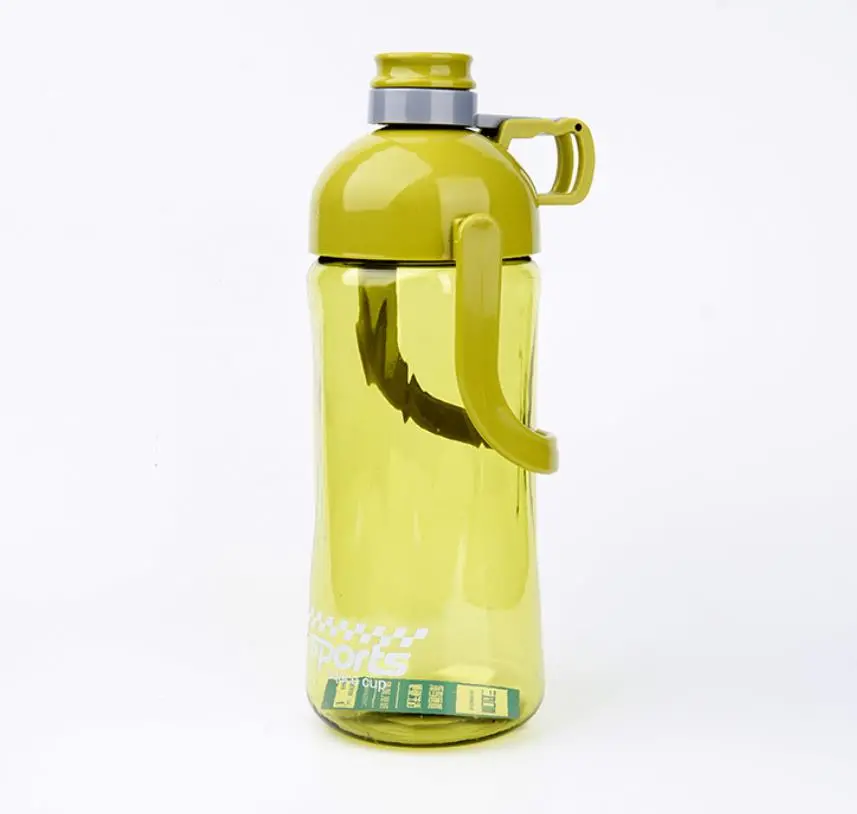 1420ml Plastic Sports Cup PC Cup Large Capacity Three Wins Outdoor Sports Kettle Handle Fitness Plastic Cup Handy