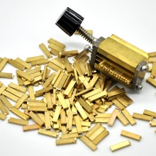 Customizable Brass Letters for Hot Stamping Machines