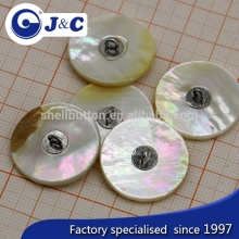 new design flower shape white mother of pearl shell button