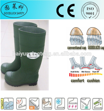 Knee High Men Rubber Gumboots, Wellington Boots, Water Boots