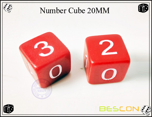 Number Cube 20MM