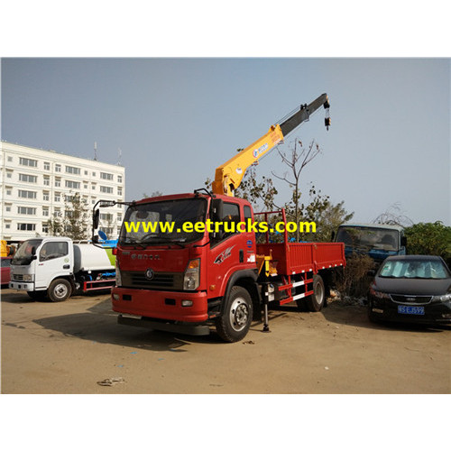 SINO 4ton Telescopic Boom Truck Cranes