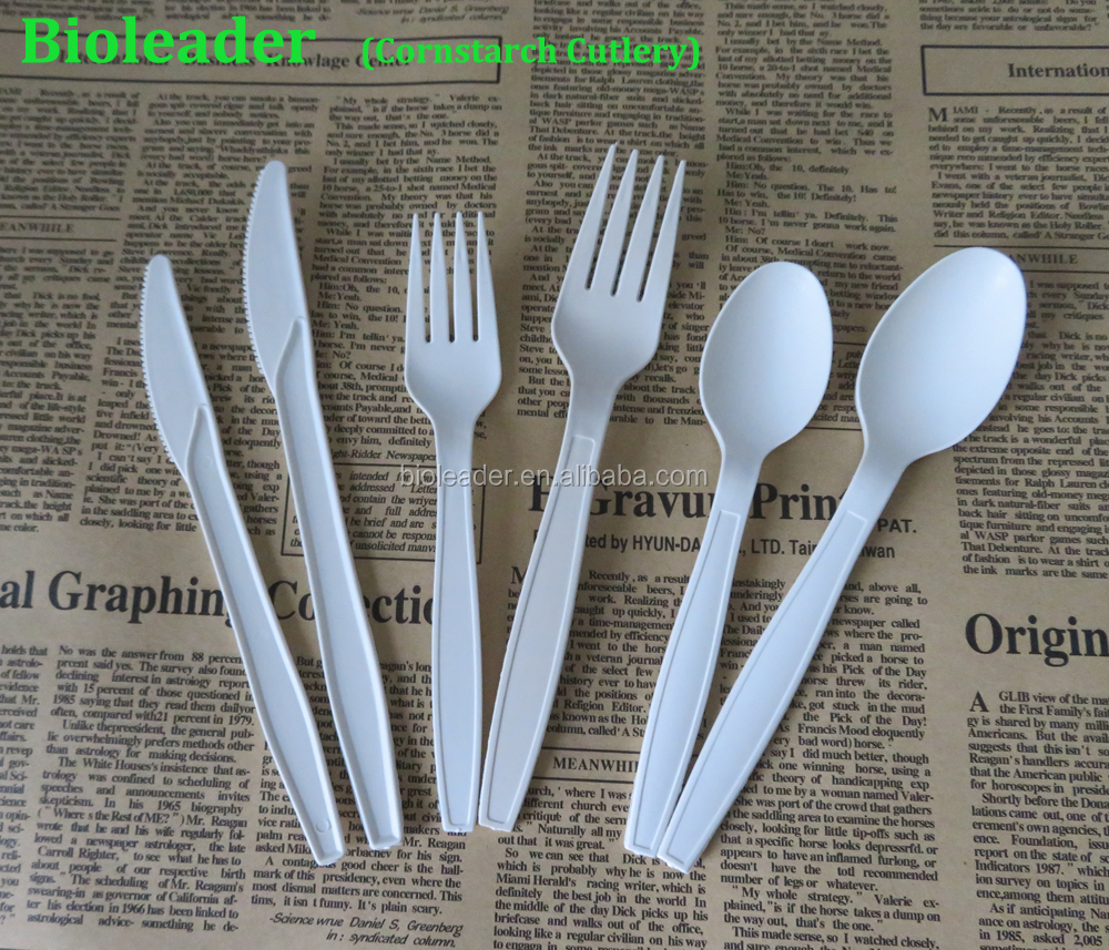 BPI Certificate Disposable Cornstarch CPLA Fork