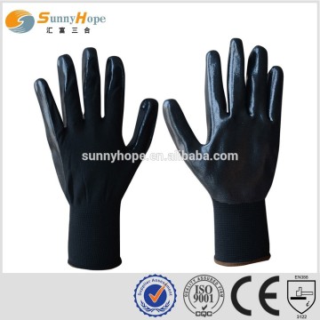 sunnyhope safety Breathable working nitrile coated glove