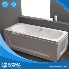 customized solid surface simple bathtub