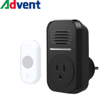 Smart Wireless Plug-in Doorbell with Socket