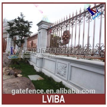 fence metal solid panel and aluminum fencing solid