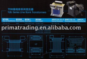 TDB Series line bank transformers