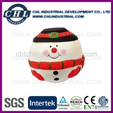 Wholesale promotional snowman stress ball
