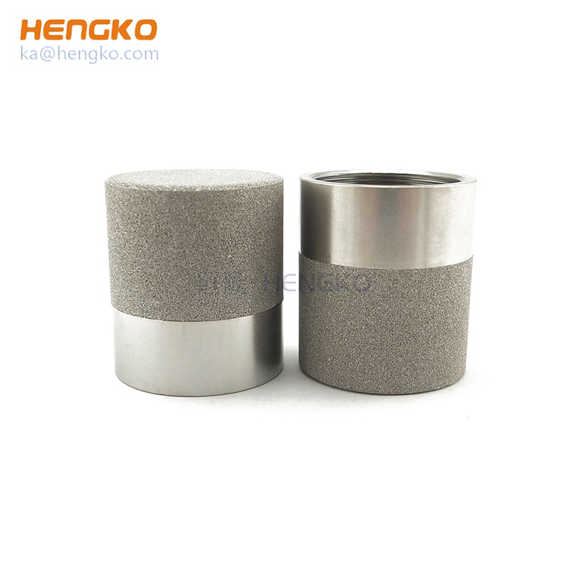 HENGKO Air Cartridge Filter High Quality Corrosion Resistance Custom Porous Sintered Metal Stainless Steel 316 316L Ss Filter