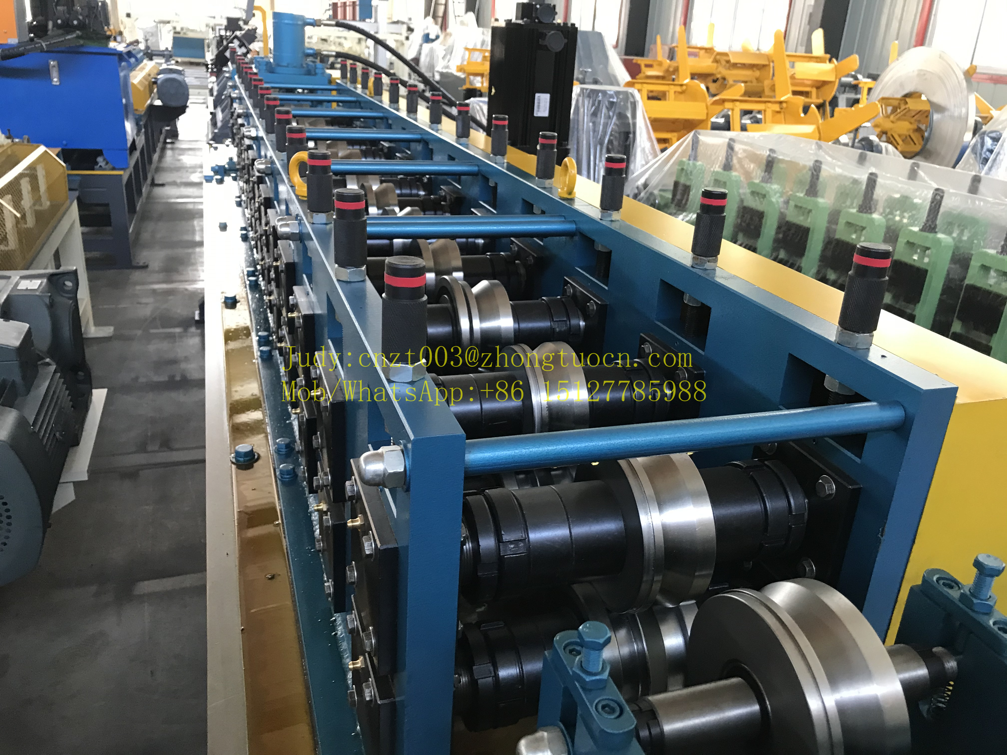 Supermarket Shelf Z Beam Roll Forming Machine