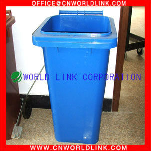 Super Quality Plastic 2 Wheels Garbage Bin Cart