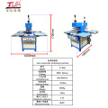 4 Station Double Head Embossing Fabric Machine