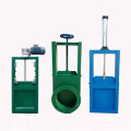 Pneumatic slide gate valve