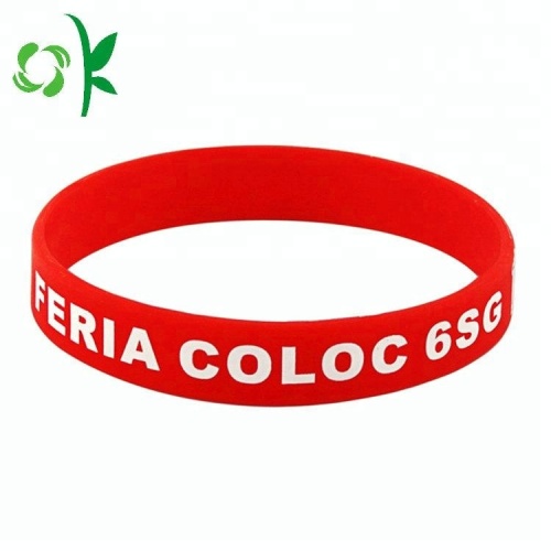 Pulsera de silicona impresa de alta calidad para la venta