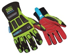 Ringers Gloves 266-12 Hi-Vis Oil and Gas Industry Impact Protection Gloves Ipwsdx