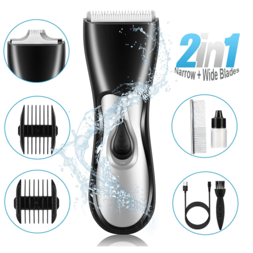 2 in 1 clippers per cani lavabili