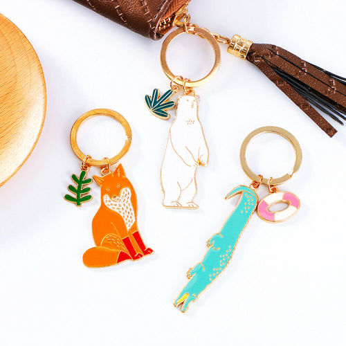 Zinc Alloy Metal Custom Soft Hard Enamel Keychains